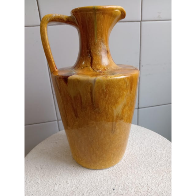 Ceramic Vintage Bertoncello Carafe Vase, 1970s For Sale - Image 7 of 7