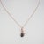 1Ct Black Opal Pendant With Earth-Mined Diamond Accents: Solid 14k Gold, 9x6mm For Sale - Image 4 of 7