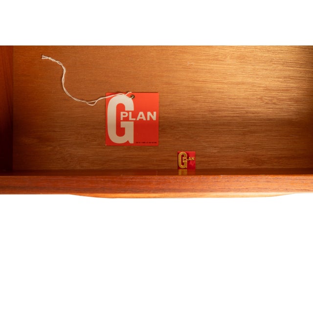 Mid Century Modern Danish G Plan Teak Tall Dresser Chest Six Drawers Fresco 1966 For Sale - Image 13 of 13