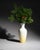 Mid-Century Modern Tall Porcelain Vase with Gilt Rim and Yellow Gradient Decor from Rosenthal Selb-Plößberg, Germany, 1960s For Sale - Image 3 of 8