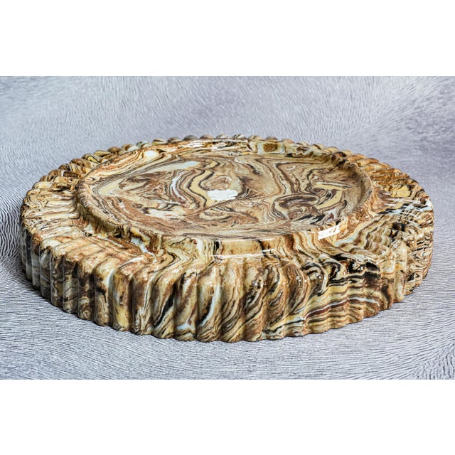 Rare 19th Century Antique Victorian Copeland & Garrett Agateware Pottery Cheese Dish and Lid English Ceramic Art Pottery For Sale - Image 13 of 18