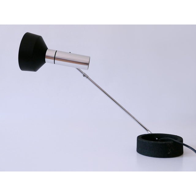 Black Minilux Desk Light or Table Lamp by Rosemarie & Rico Baltensweiler 1960s For Sale - Image 8 of 18