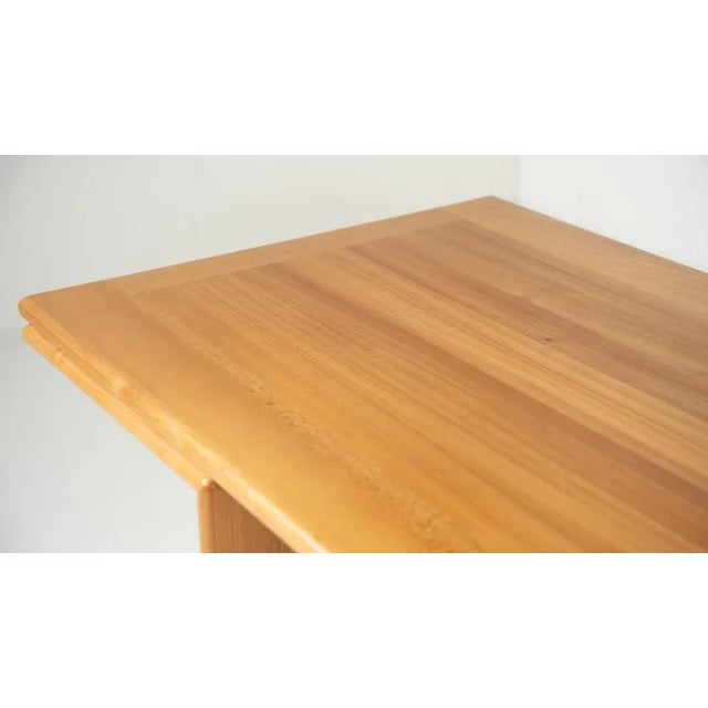 Mid-Century Modern Wooden Dining Table, 1980s For Sale - Image 6 of 13