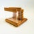 Vintage Wood Salt and Pepper Shaker Set With Lucite Napkin Holder by Baker, Hart & Stuart For Sale - Image 4 of 13