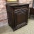 Beautiful Solid oak 18th century to early 19th century Hand carved jelly cupboard with a single drawer above a door with...