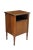 Traditional 1940s Mid Century Mahogany Locking File Cabinet Side Table Nightstand For Sale - Image 3 of 11