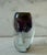 1980s Vintage Jon Kuhn Iridescent Glass Art Small Vase For Sale - Image 5 of 11