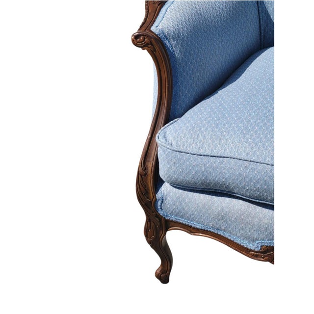 1930 Italian Club Living Room Chair Beachwood For Sale In Philadelphia - Image 6 of 18