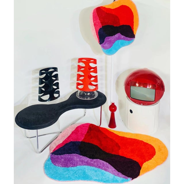 Mid-Century Modern 2000s Karim Rashid "Blobism" Small Textile Art For Sale - Image 3 of 4