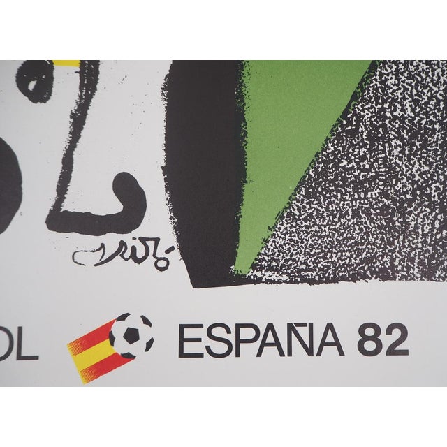 Joan Miro, España, Copa del Mundo, 1982, Original Signed Lithograph For Sale - Image 8 of 9