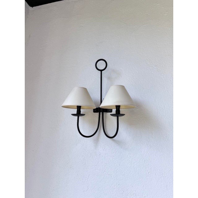 1960s Double Wall Light in the style of Royère, 1960s For Sale - Image 5 of 18