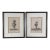 Pair of 18th Century Italian Bust Engravings (Antique Etchings) - Neoclassical Grand Tour Copperplate Prints by Casanova & Campana, Framed For Sale