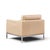 Cream Florence Knoll Mid Century Relaxed Cube Club Lounge Chairs - Pair For Sale - Image 8 of 13