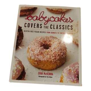 BabyCakes Covers the Classics Decorative Gluten-Free Vegan Cookbook - Pastel Bookshelf Decor For Sale
