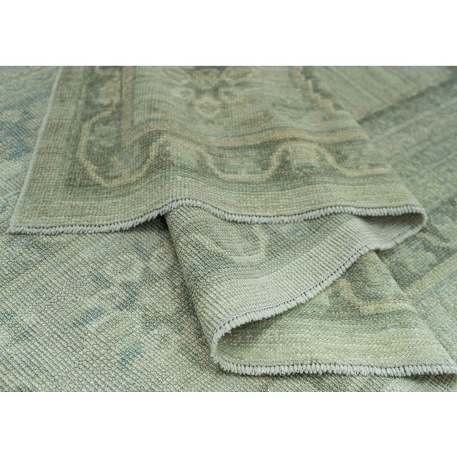 Turkish Oushak Antique Look Rug 8'2" x 10'7" #20049 For Sale In Houston - Image 6 of 8