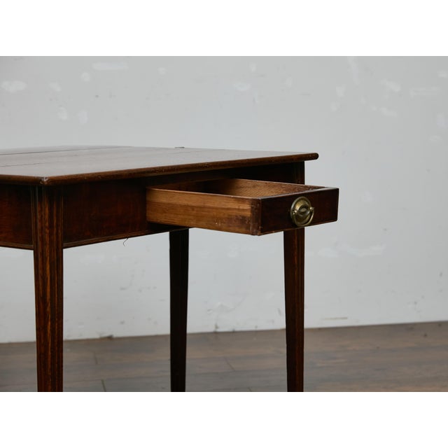 Georgian English Oak Lift-Top Table, Circa 1800 – Versatile Antique Desk For Sale - Image 11 of 12