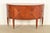 Ethan Allen French Regency Louis XVI Inlaid Cherry Wood Demilune Sideboard For Sale - Image 12 of 12