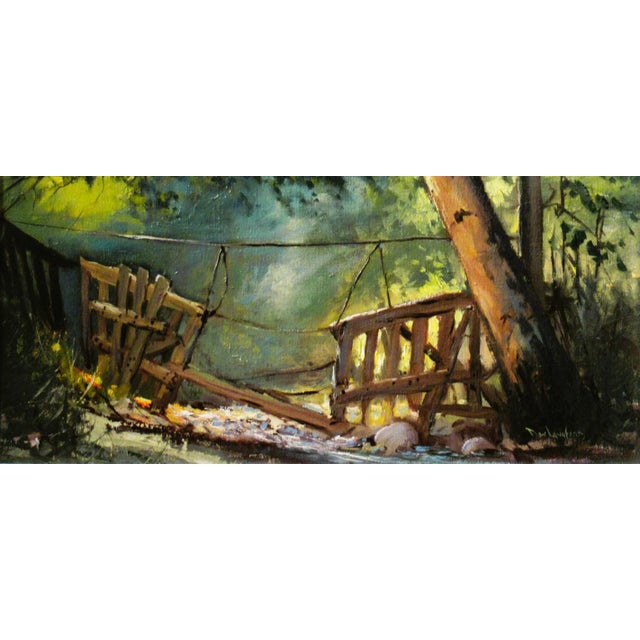 Don Langford, Landscape with Trees, Circa 1970 For Sale - Image 4 of 10