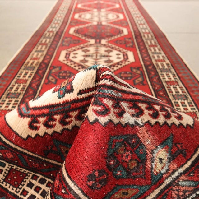 Heavy Knot Handmade Asian Rug in Cotton & Wool For Sale - Image 10 of 12