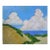 Pacific View Lynne French California Landscape Seascape 8x8 Oil Painting For Sale