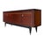 Wood French Period Mid-Century Modern Buffet, Rosewood and Brass, Circa 1950 For Sale - Image 7 of 9