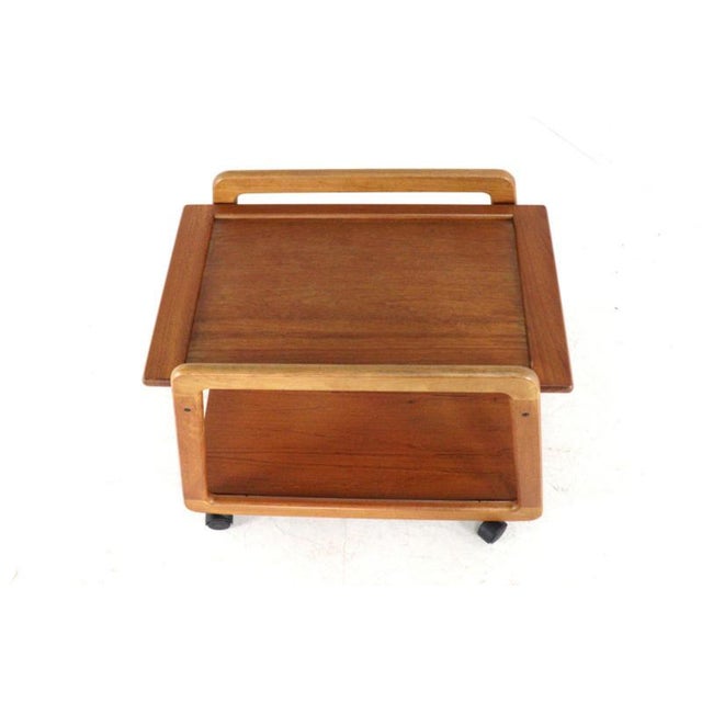 Textile Knebel Trolley with Reversible Top from Sika Mobler, Denmark For Sale - Image 7 of 8