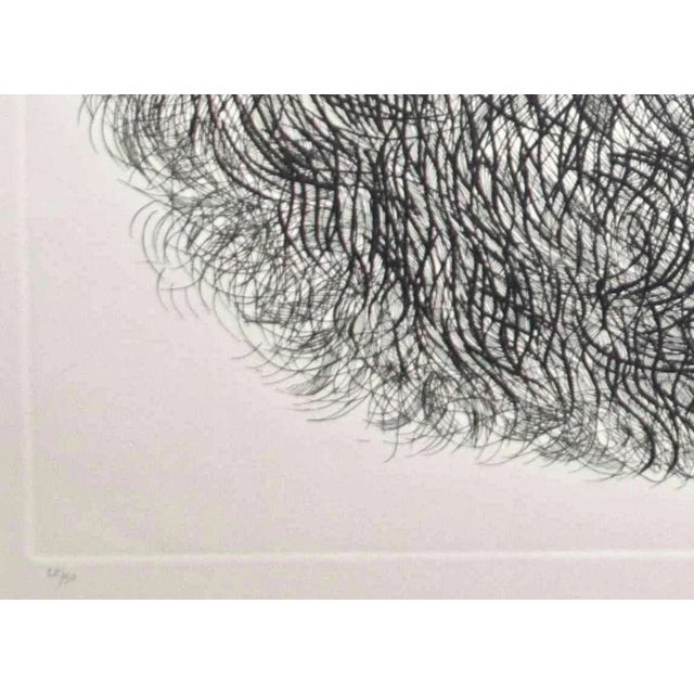 Profile - Original Etching by Giacomo Porzano - 1972 1972 For Sale - Image 3 of 4