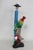 Glass Murano Italy Art Glass Large Clown With Street Lantern Lamp Post Figurine 5208b For Sale - Image 7 of 14