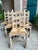 Set 6 Vintage French Ladder Back Dining Chairs Rush Seat Bleached Oak Farmhouse For Sale - Image 13 of 18