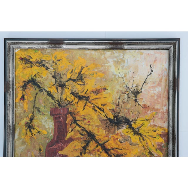 Mid-Century Modern Mid-Century Autumn Leaves Still Life Painting For Sale - Image 3 of 7