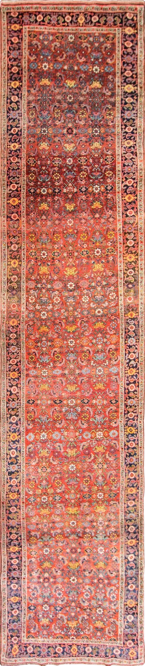 Antique Persian Kurdish Bijar Runner
