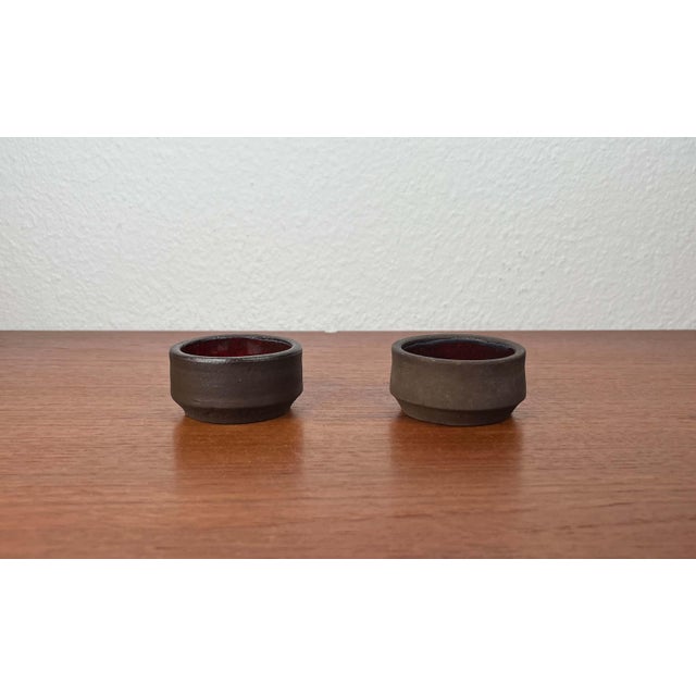 Mid-Century Modern Small Mid-Century Modern Danish Studio Pottery Bowls, 1960s, Set of 2 For Sale - Image 3 of 15