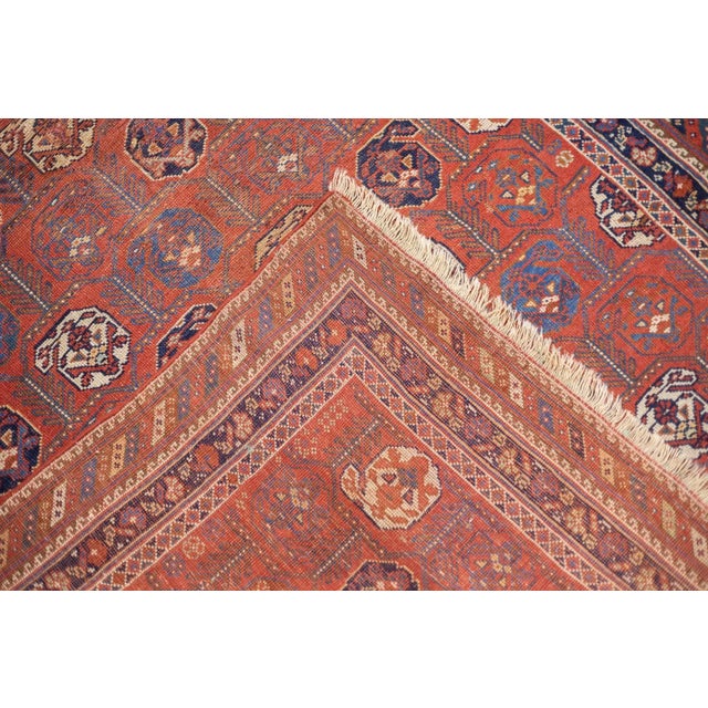Persian Late 18th Century Antique Persian Afshar Rug 4'2'' x 5'1'' For Sale - Image 3 of 12