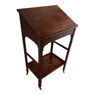 Mahogany Dictionary Stand For Sale