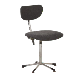 Vintage Grey Desk Chair, 1960s