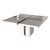 "Armonia" Table With Stainless Steel and Bronze Details, Handmade For Sale In Los Angeles - Image 6 of 9