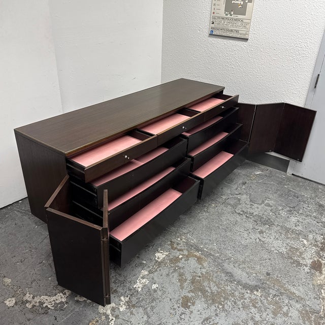 Traditional Paul McCobb for Calvin Furniture Irwin Collection Concealed Dresser, Model C7306 For Sale - Image 3 of 12