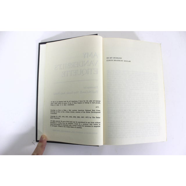 1972 Amy Vanderbilt’s Etiquette the Guide to Gracious Living Hard Cover Book Hardcover For Sale - Image 9 of 11