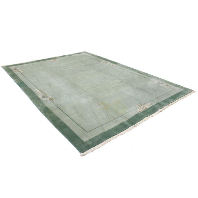 Vintage Nepalese Hand-Knotted Rug For Sale - Image 4 of 7