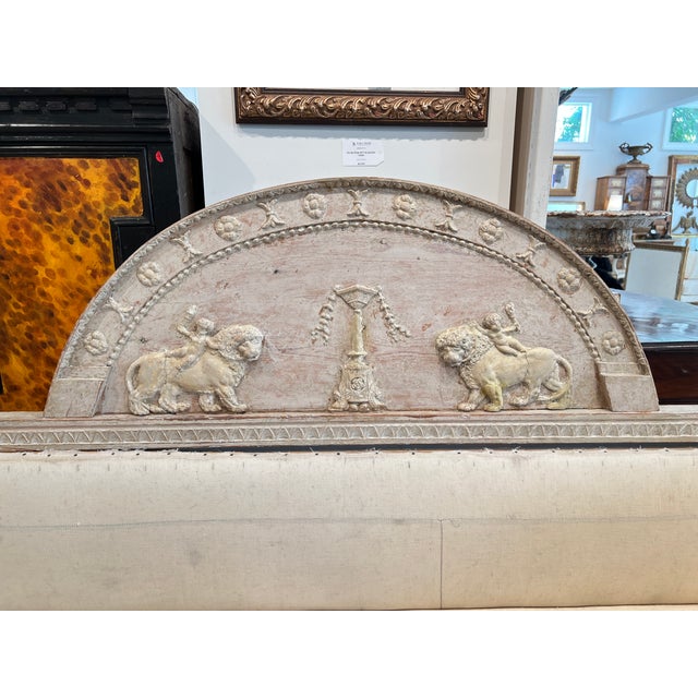 Antique Swedish Neoclassical Bench For Sale - Image 9 of 10