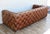 Vintage Tufted Brown Distressed Leather For Sale - Image 11 of 18