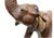 Mid Century Striding Leather Elephant For Sale - Image 9 of 12