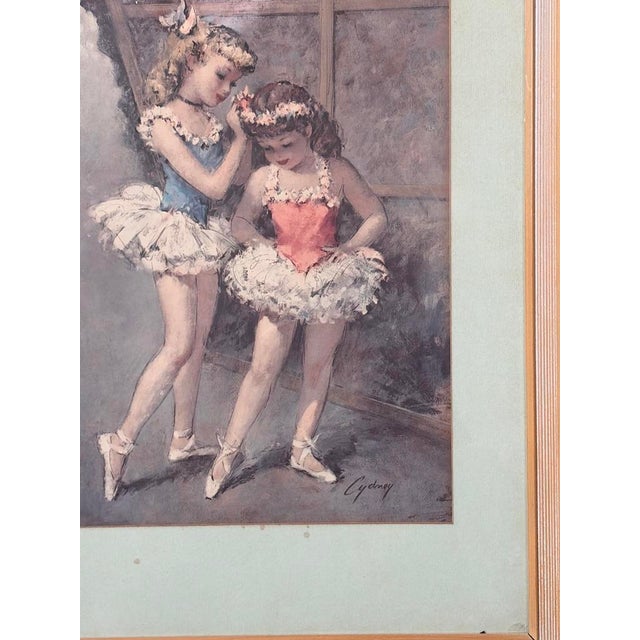 Artist: Signed Cydney (unlisted artist) Date: Circa 1970s–1980s Medium: Art Print (color reproduction) Framed Dimensions:...