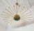 Glass and Brass Sputnik Large Chandelier, Italy 1980s For Sale - Image 4 of 11