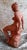 Vintage Seated Female Nude Sculpture in Red-Brown Terracotta, 1992 For Sale - Image 3 of 9