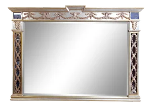 Mid 20th Century Empire Style Golden Mirror