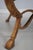 Gold Round Leather Top Metal Base Coffee Table For Sale - Image 8 of 13