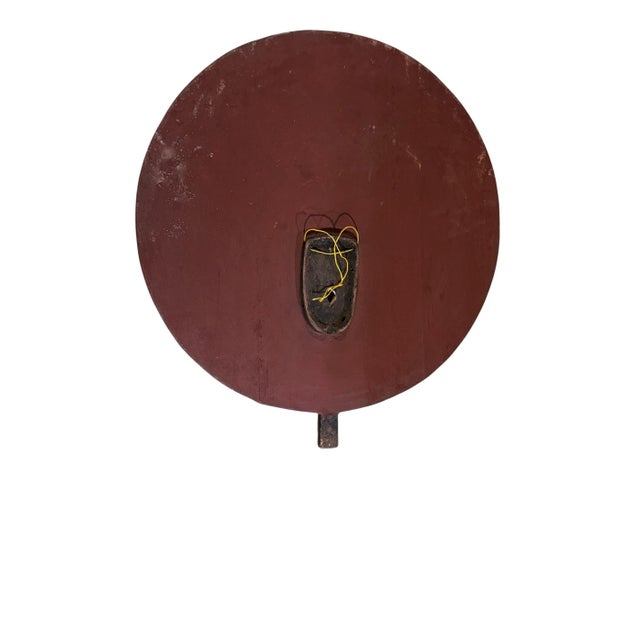 1980s Vintage African Wooden Bobo Mask Burkina Faso 30" H For Sale - Image 5 of 5