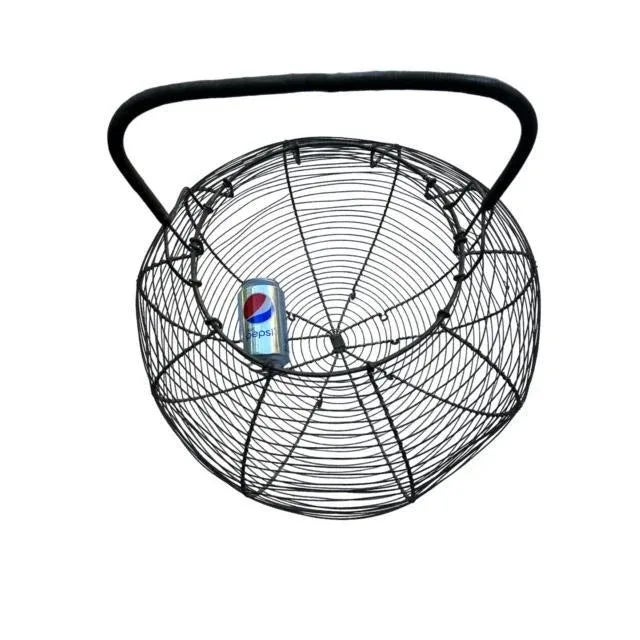 Farmhouse 1920s Large French Wire Egg Basket For Sale - Image 3 of 6