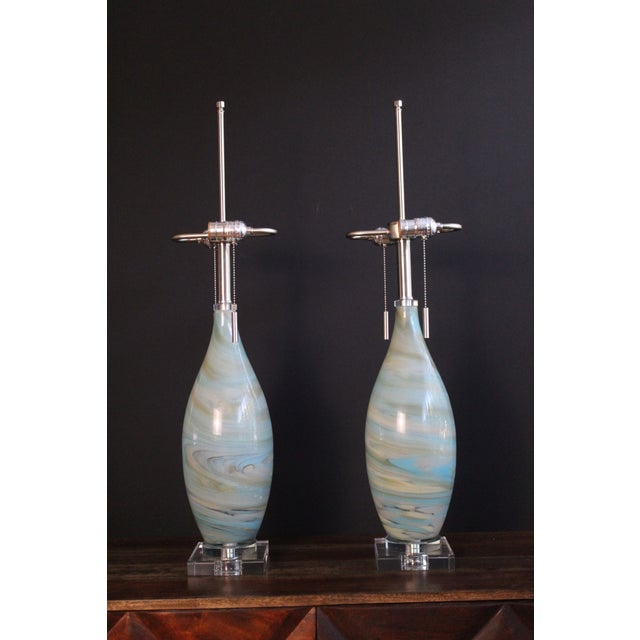 Mid 20th Century Swirled Seguso Style Murano. For Sale - Image 4 of 12